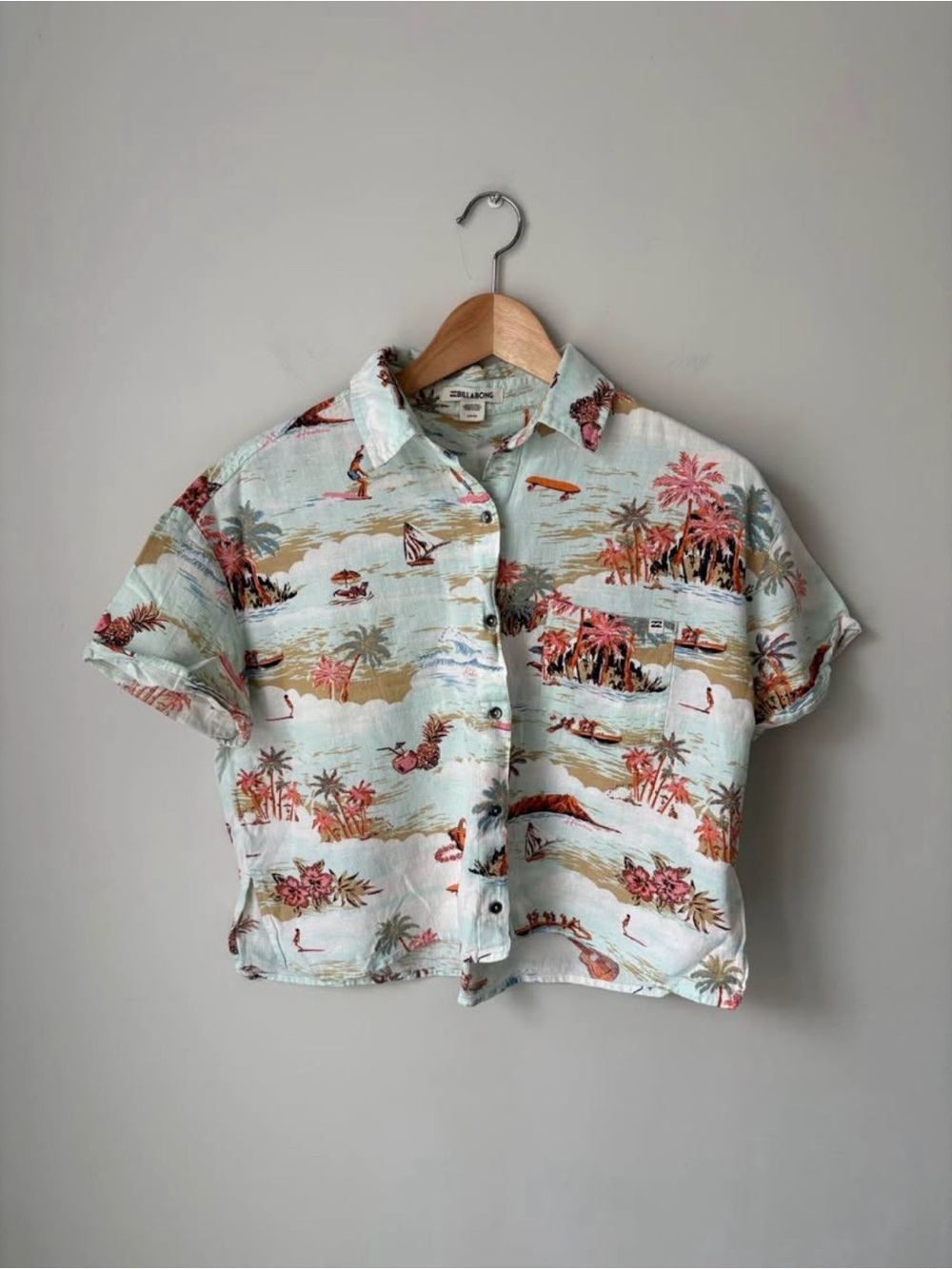 Women’s Cute Billabong Hawaii Sleep Wear Set 2pc